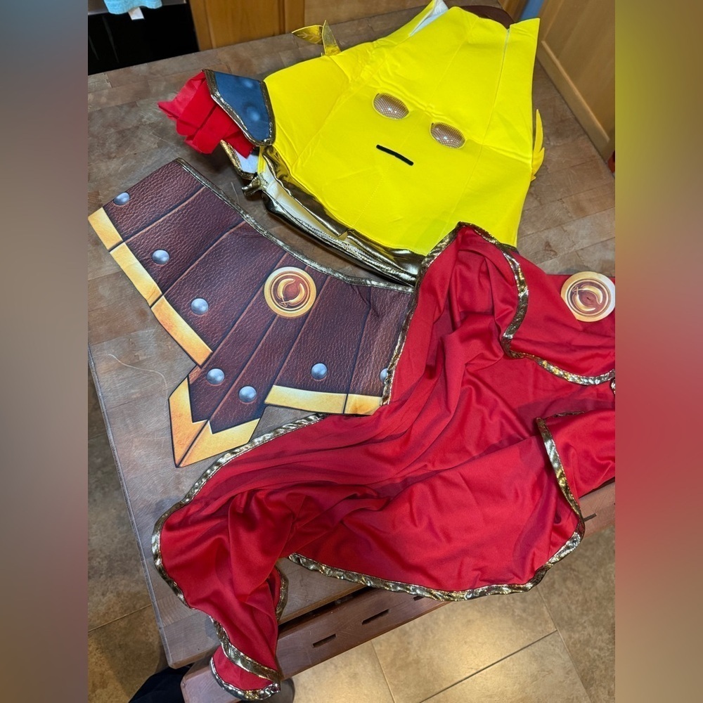 FORTNITE Lion Armor Peels Halloween Costume Set Youth Sz 10-12 XL